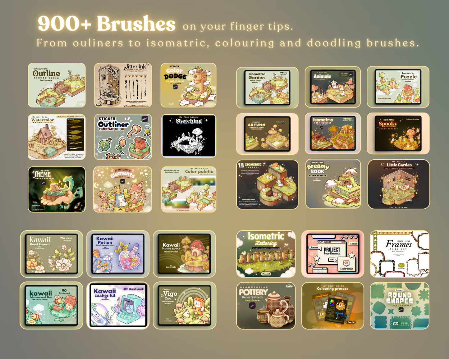 Procreate All IN ONE Bundle