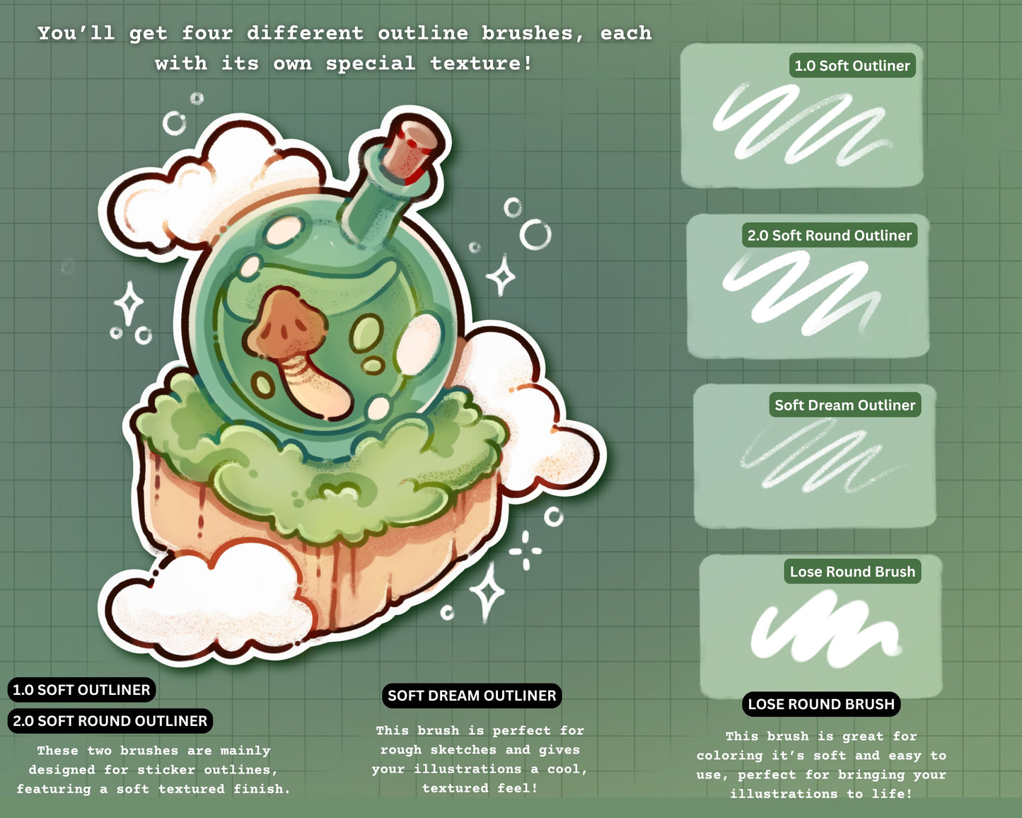 My Go-To Sticker Outliner Brush Set