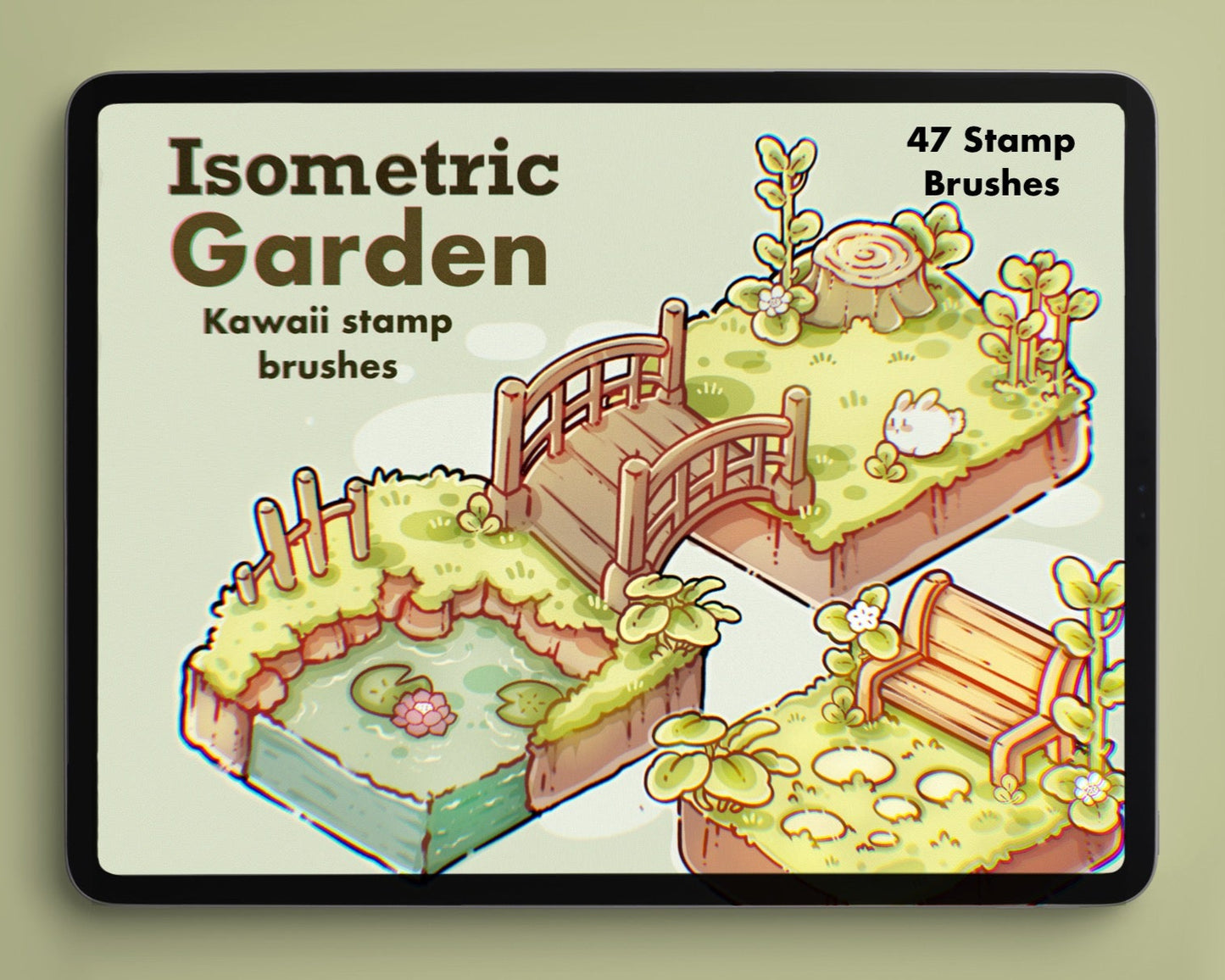 Isometric Stamp Brushes BUNDLE KIT for Procreate