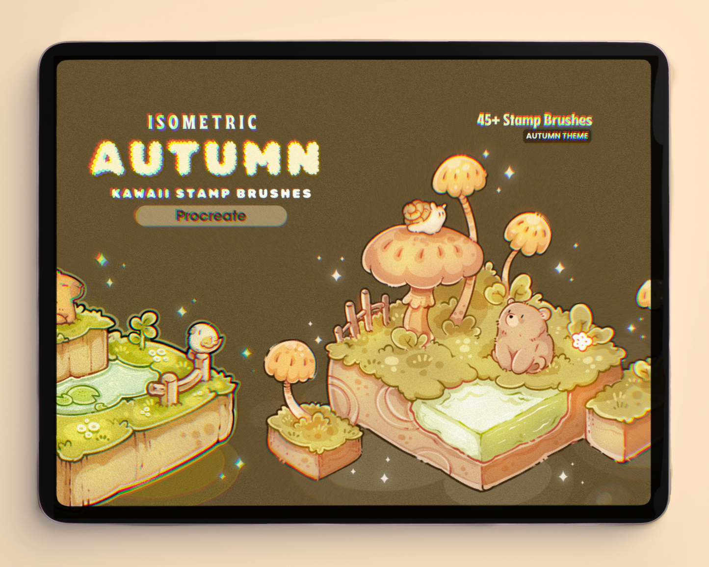 Isometric Stamp Brushes BUNDLE KIT for Procreate