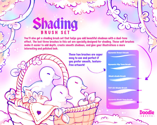 My Go To Art-style Gradient Outline Brush Set
