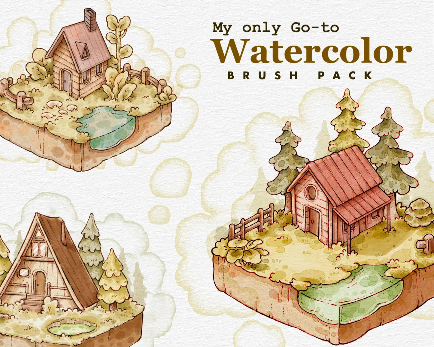 My Go-To Watercolor Brushes