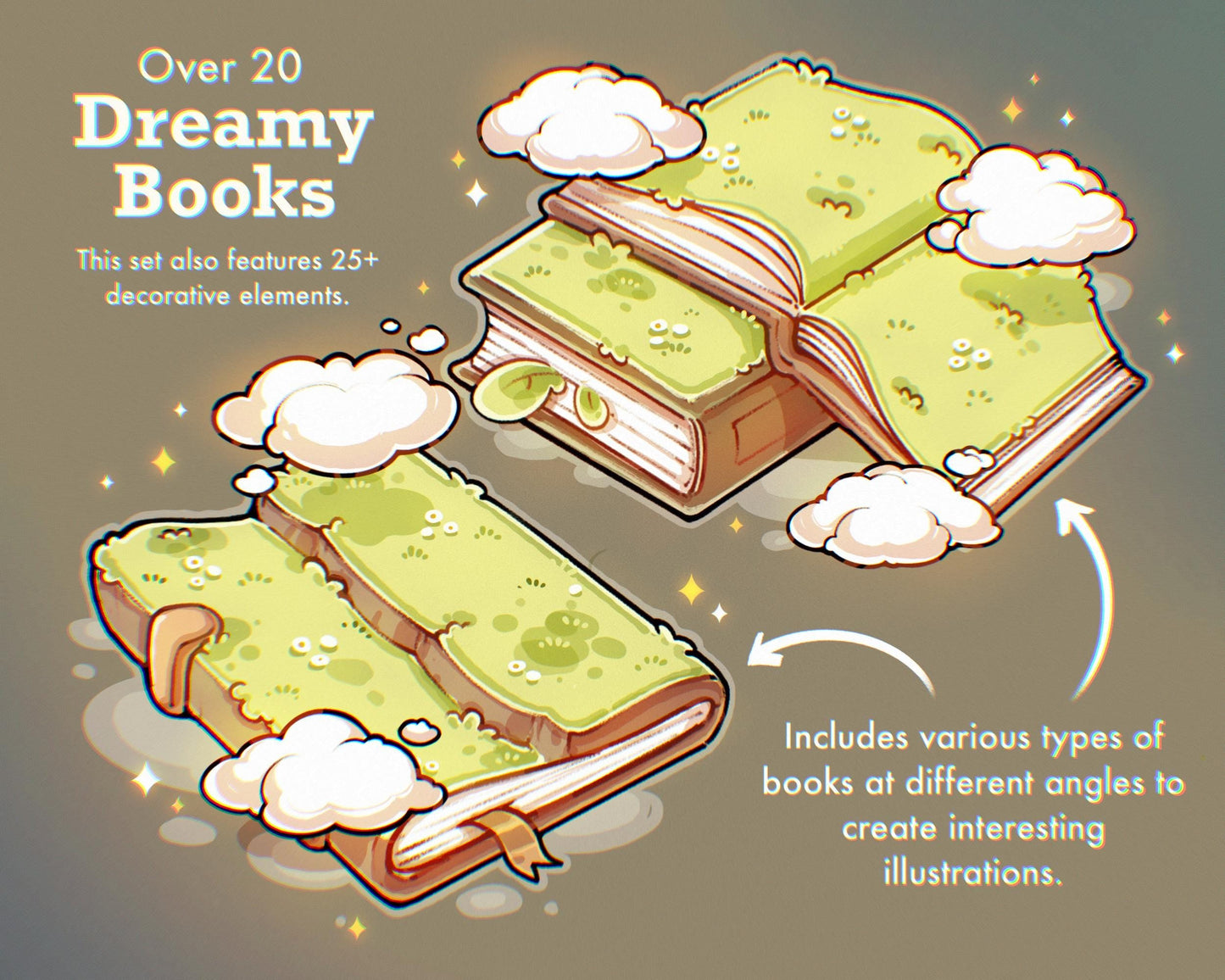 Dreamy Book Stamp