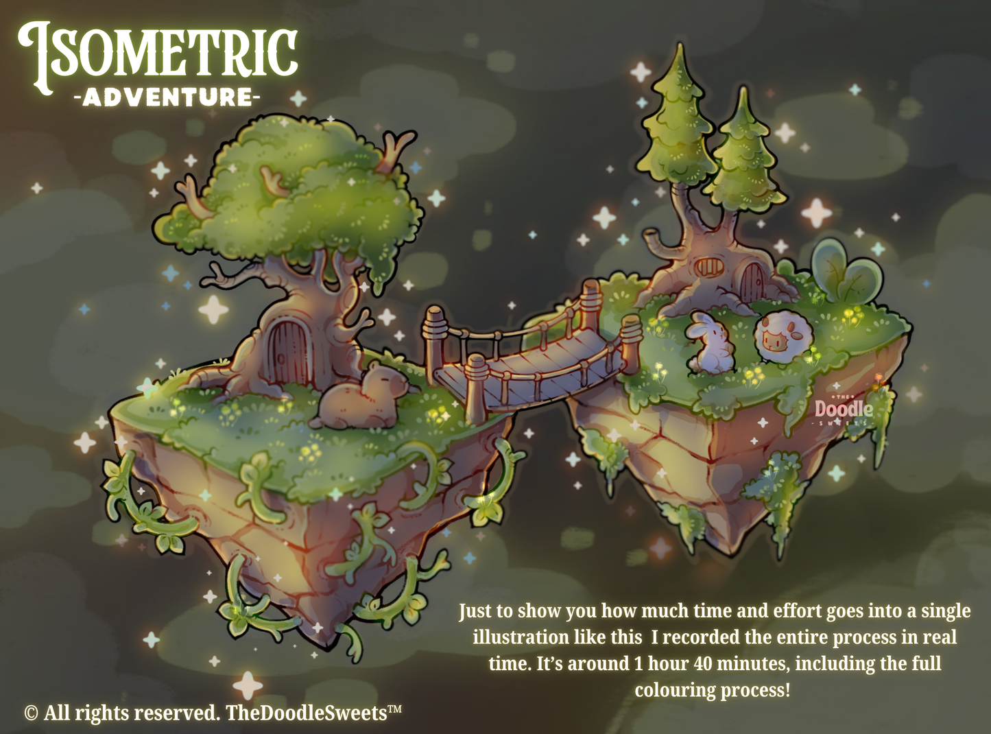 Isometric Adventure Stamp Brushes For Procreate