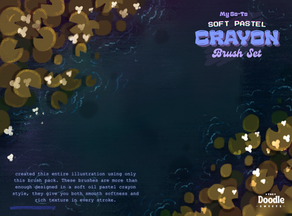 My Go-To Soft Pastel Crayon brushes for Procreate