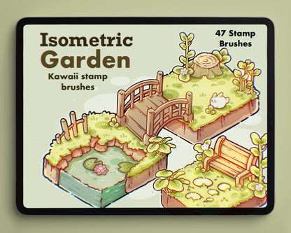Isometric Stamp Brushes BUNDLE KIT for Procreate