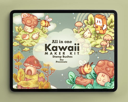 Kawaii Maker Kit - Bundle Set for Procreate