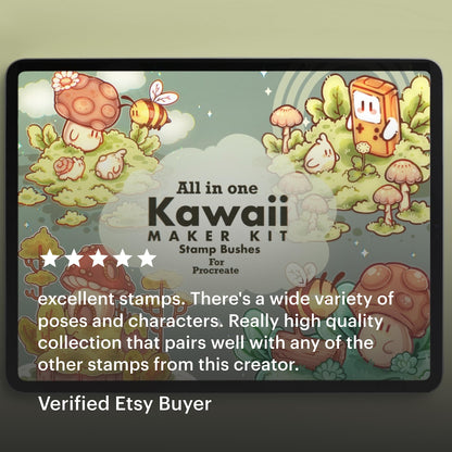 Kawaii Maker Kit - Bundle Set for Procreate