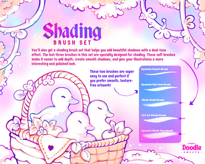 My Go To Art-style Gradient Outline Brush Set