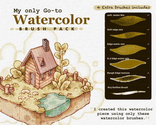 My Go-To Watercolor Brushes