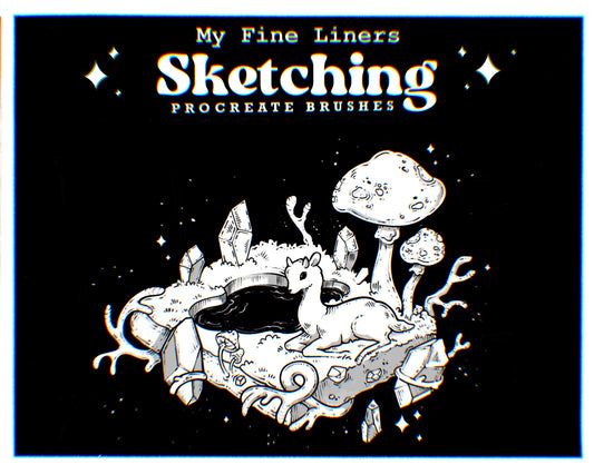 My Go-To Fine Liners Procreate Brushes