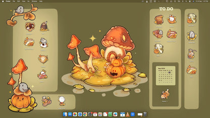 Spooky Halloween Desktop Wallpaper & Icon Set