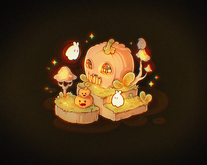 Spooky Isometric Halloween Procreate Stamp Brushes