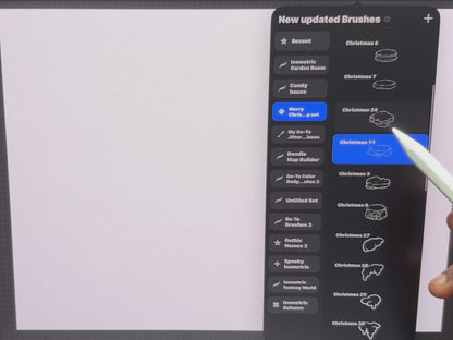 Christmas Globe Stamp Brushes for Procreate