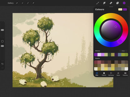 My Go-To Soft Pastel Crayon brushes for Procreate